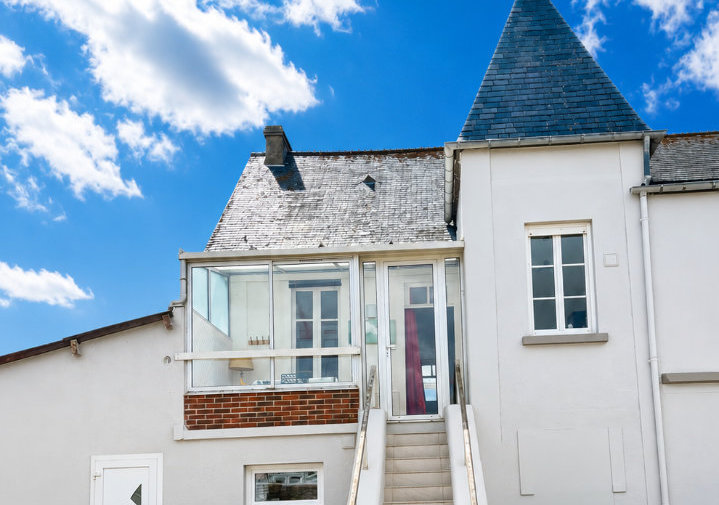 Gîte avec véranda et vue sur la mer à Ravenoville Plage